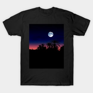 the moon, palm forest T-Shirt